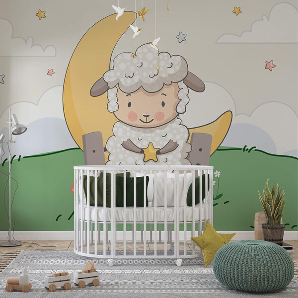 Desen animat de o oaie care deține o stea Desen animat de o oaie care deține o stea