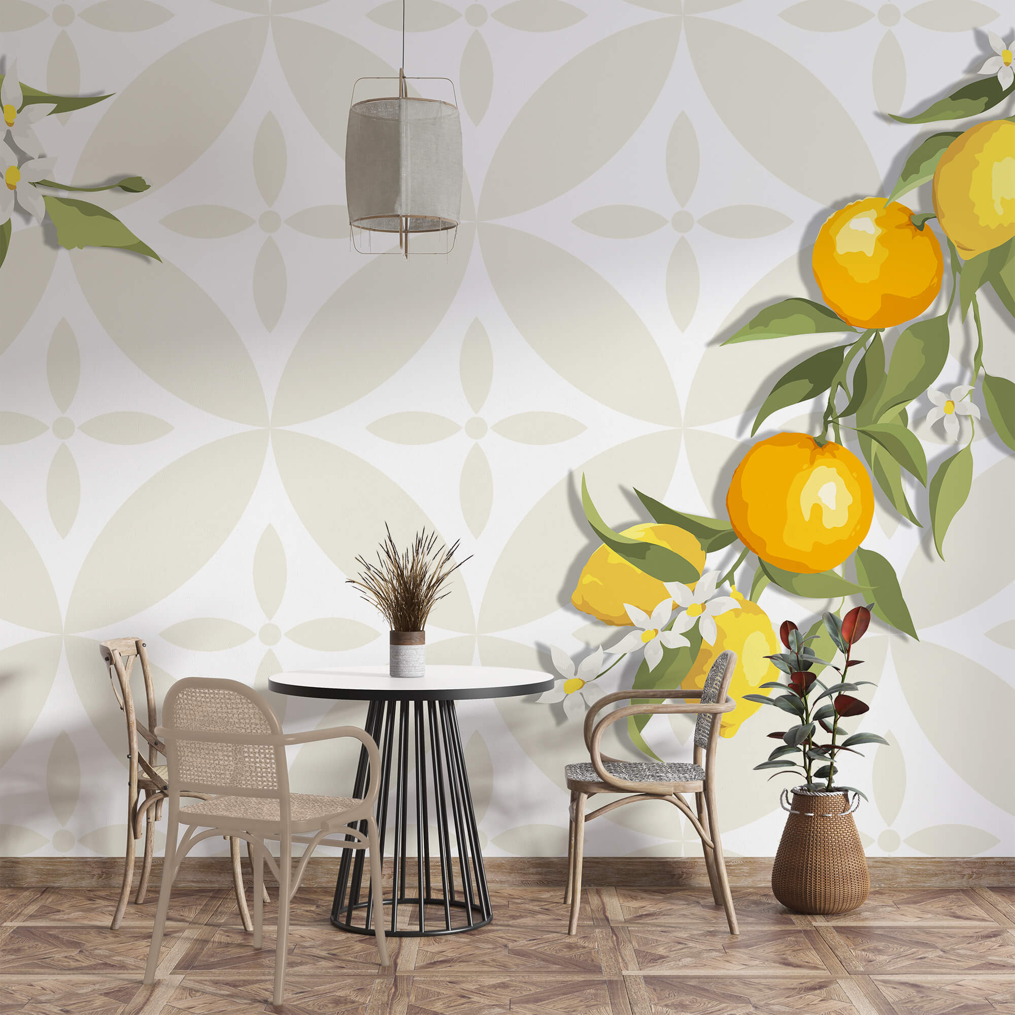 Fructe galbene pe o ramură