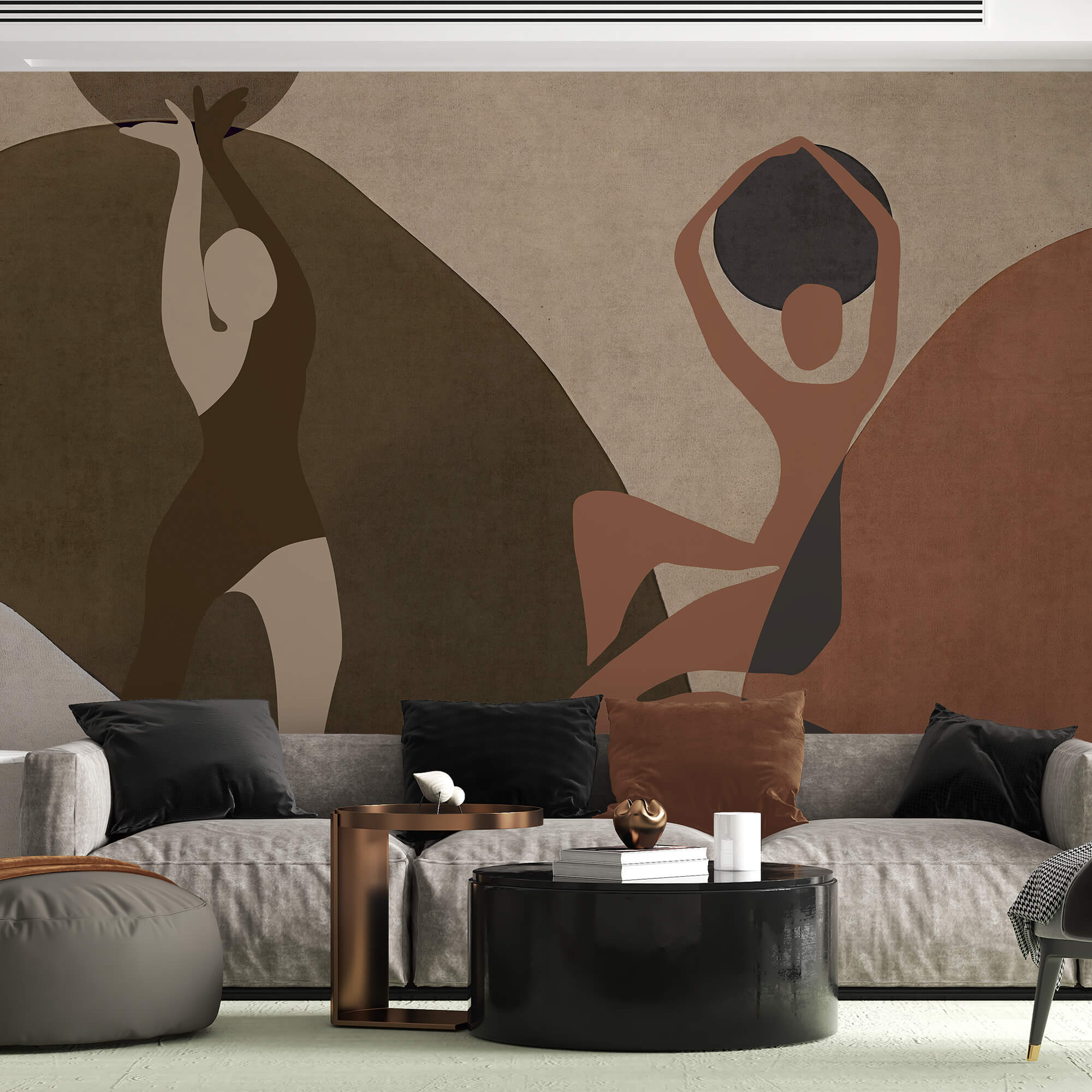 Pictură a unui cuplu de femei