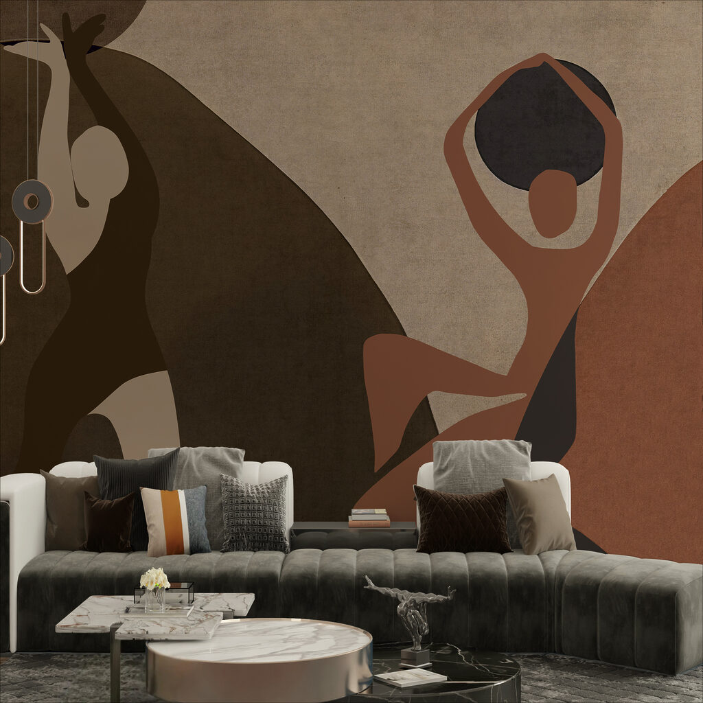 Pictură a unui cuplu de femei