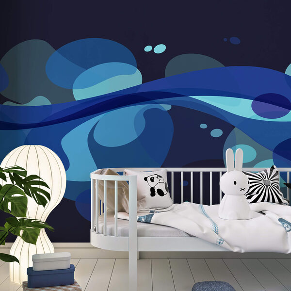 Design spiralat albastru și alb Design spiralat albastru și alb
