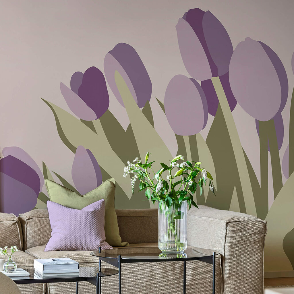 Buchet de lalele mov Buchet de lalele mov