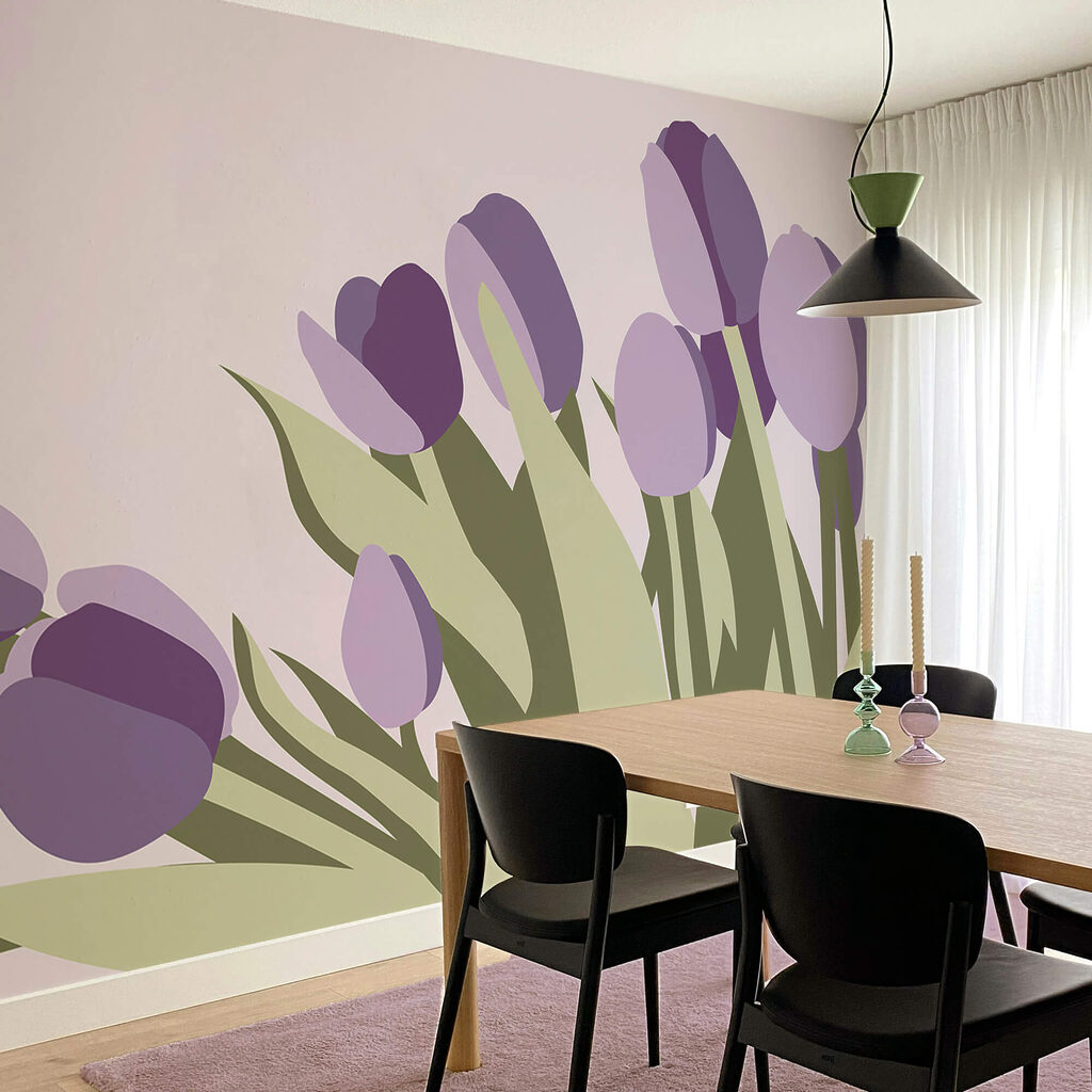 Buchet de lalele mov Buchet de lalele mov