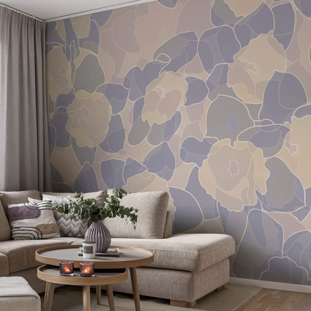 Model de flori și frunze