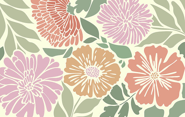 Modelul floral colorat înveselește orice spațiu t00119p 600x382 - Modelul floral colorat înveselește orice spațiu