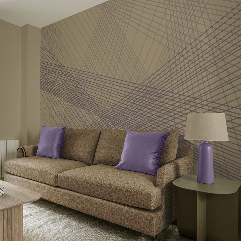 Linii abstracte în culori liniștitoare