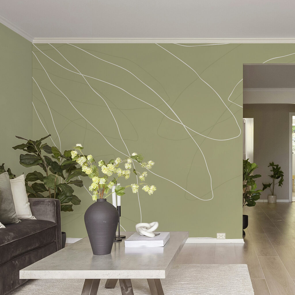 Fundal verde cu linii albe