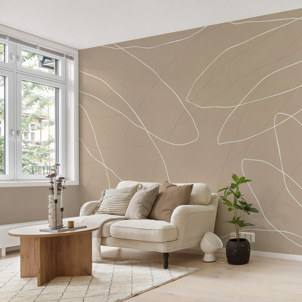 Fundal maro și alb cu linii