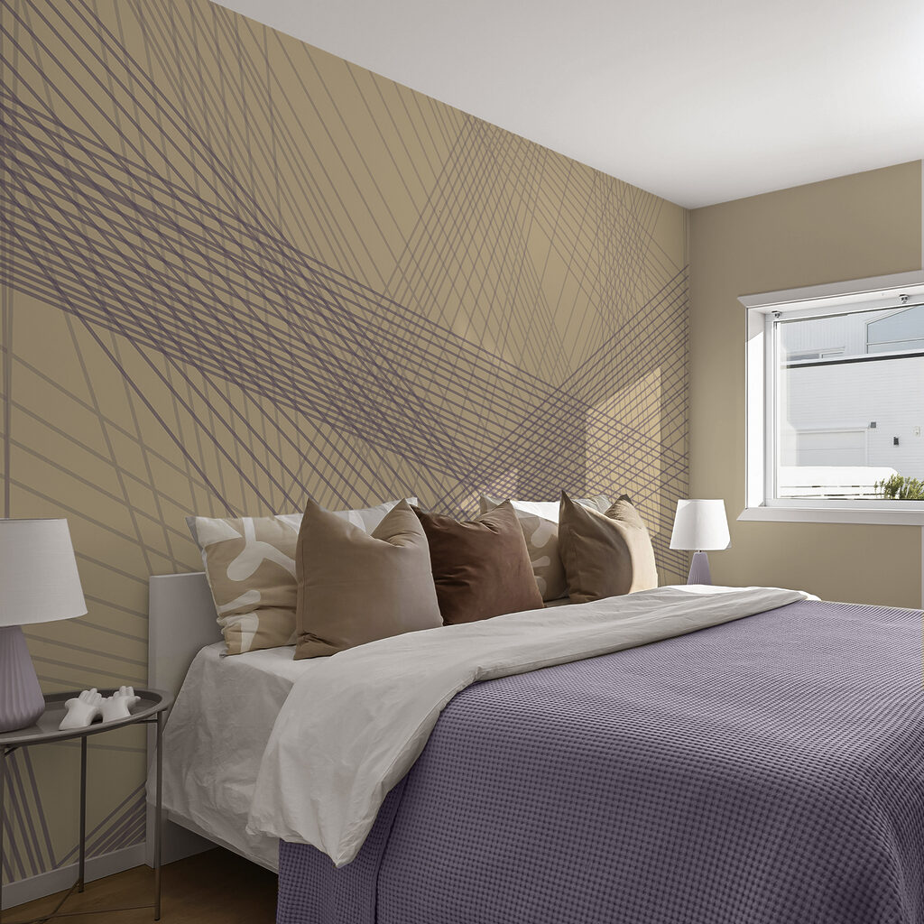 Linii abstracte în culori liniștitoare