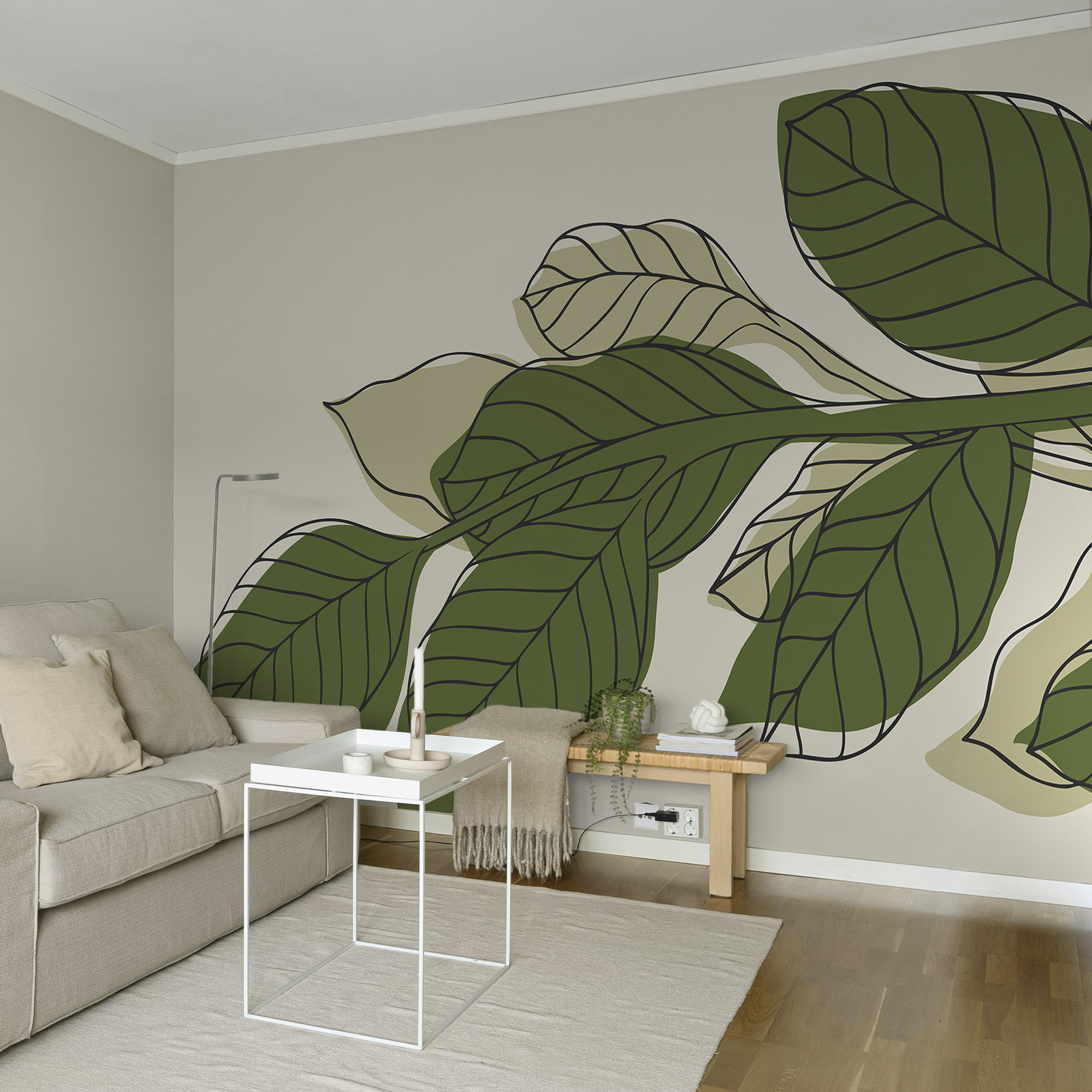 Plantă cu frunze verzi cu linii negre