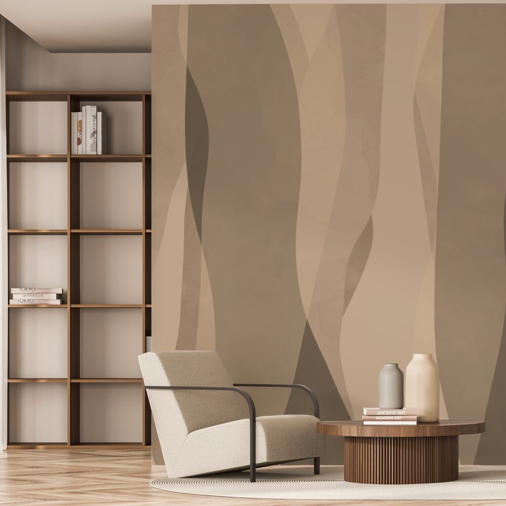 – Straturi abstracte de tonuri pământii