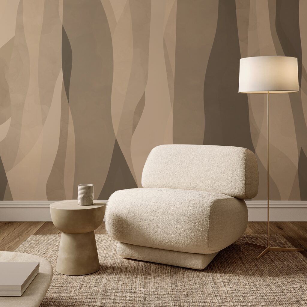 – Straturi abstracte de tonuri pământii