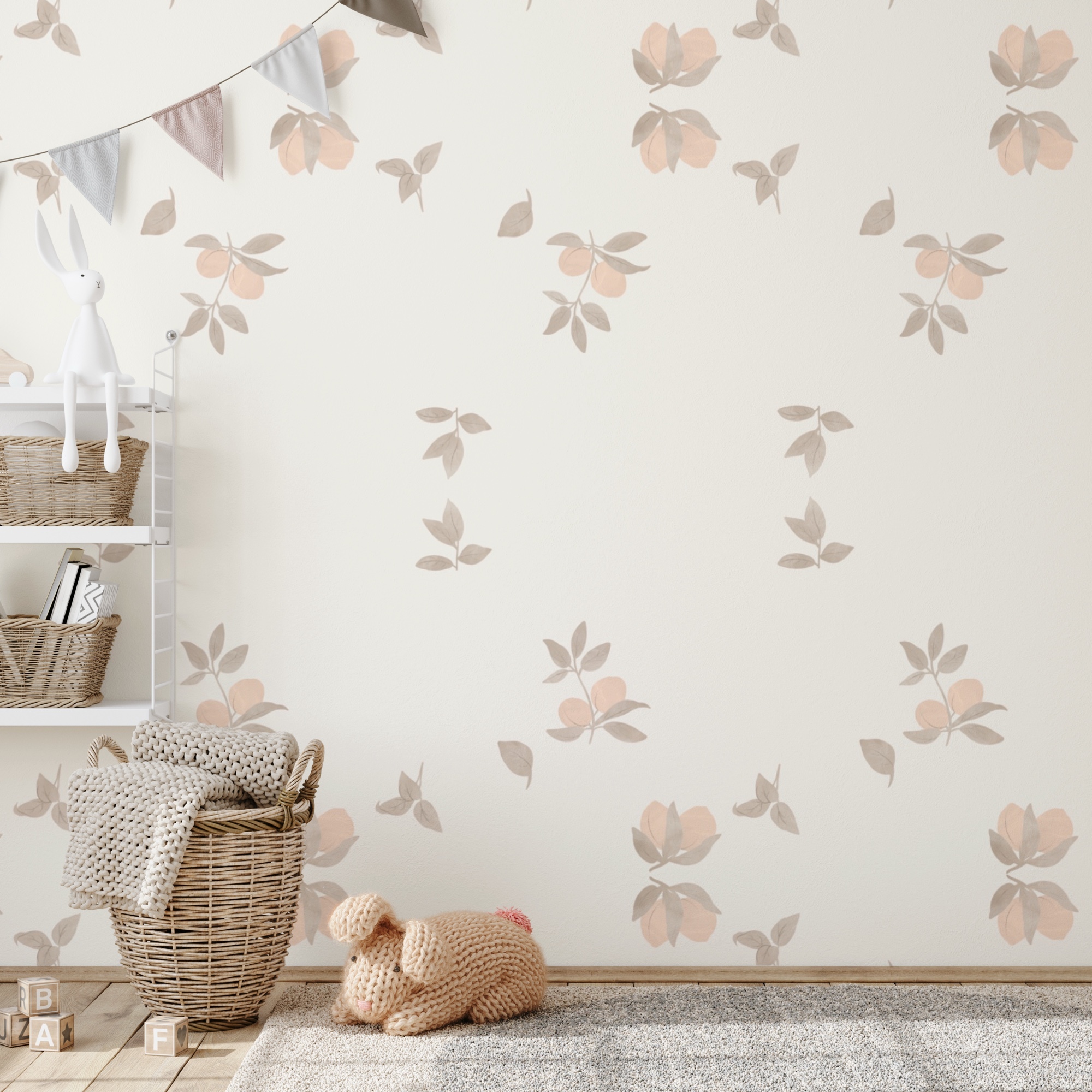 Model de frunze și flori