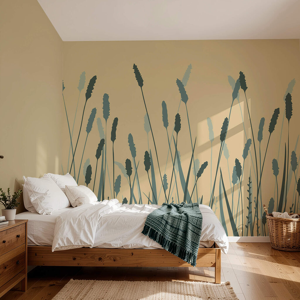 Valuri blânde de verde legănându-se grațios Valuri blânde de verde legănându-se grațios