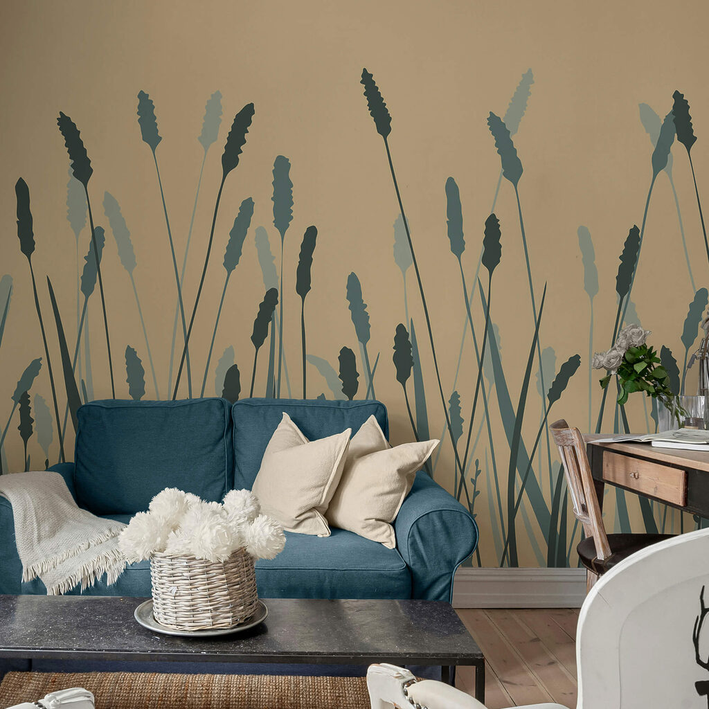 Valuri blânde de verde legănându-se grațios Valuri blânde de verde legănându-se grațios