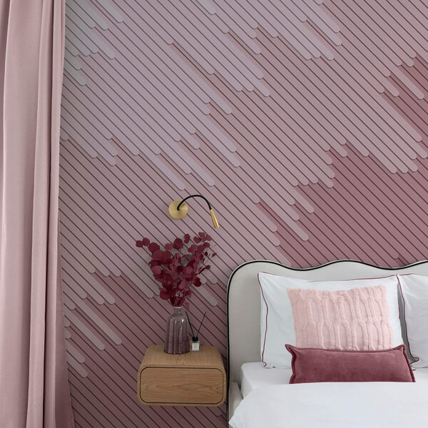Wall murals Roz și fundal alb Wall murals Roz și fundal alb