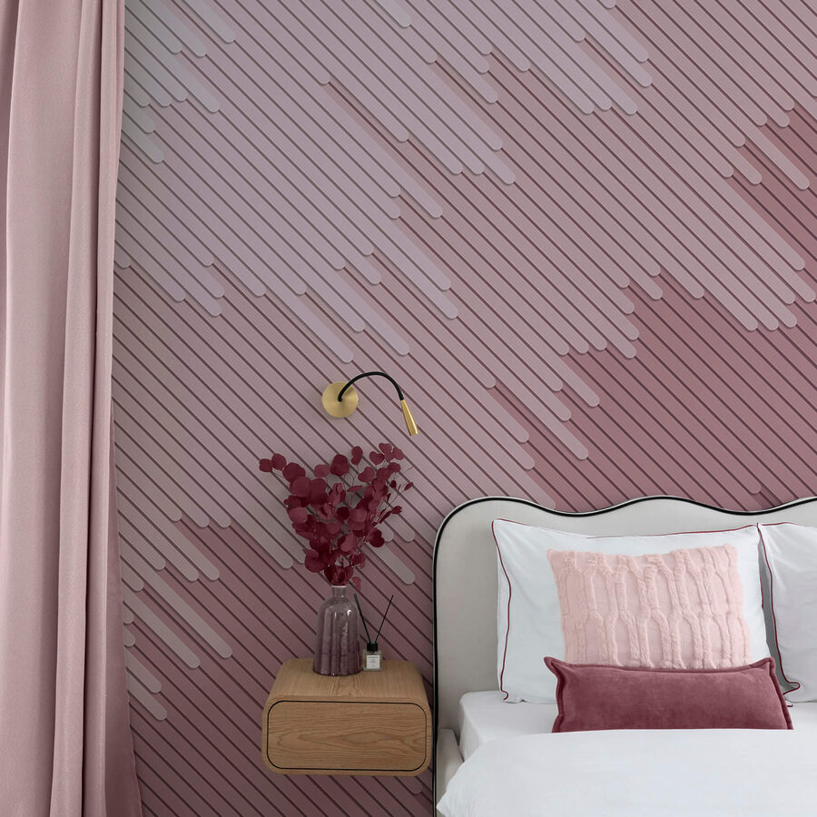 Wall murals Roz și fundal alb Wall murals Roz și fundal alb