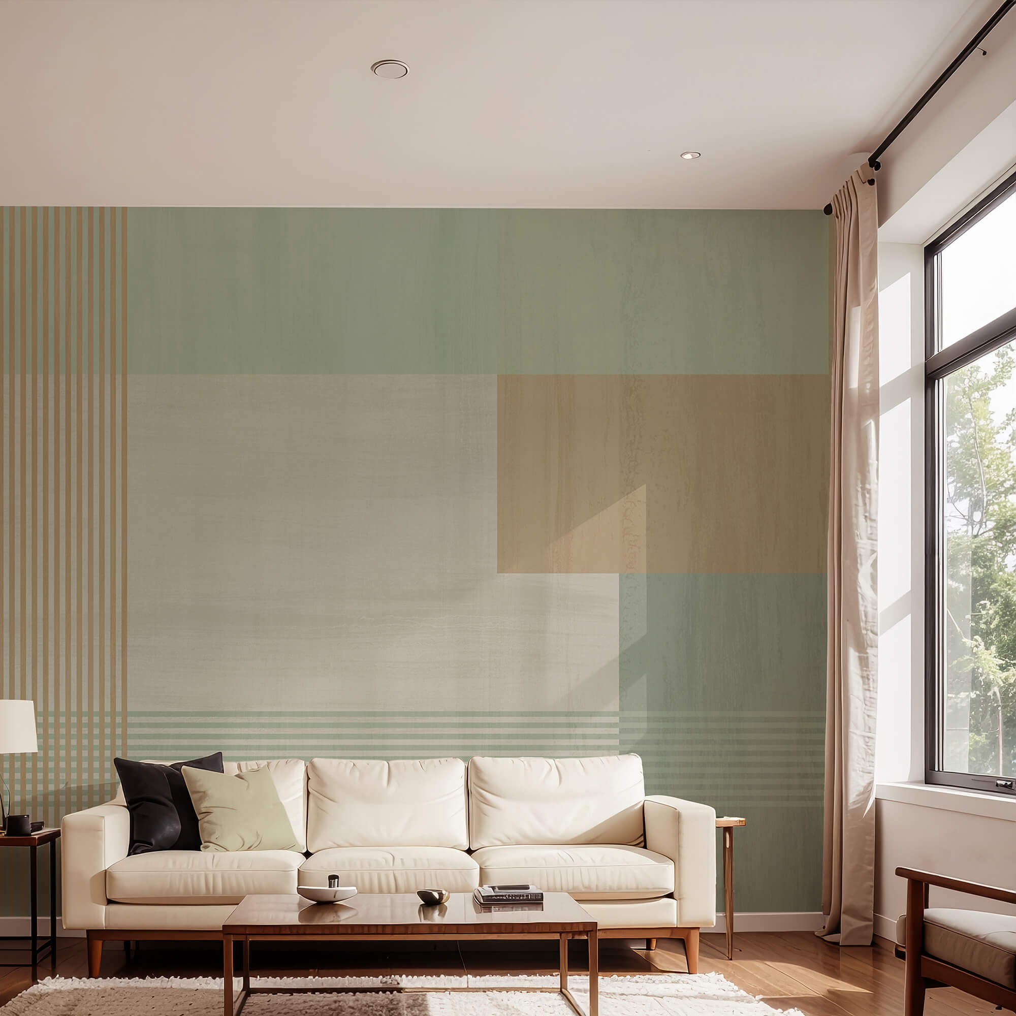 Formele abstracte și culorile moi se îmbină Formele abstracte și culorile moi se îmbină