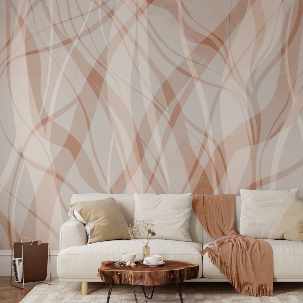 Linii fluide în nuanțe moi Linii fluide în nuanțe moi