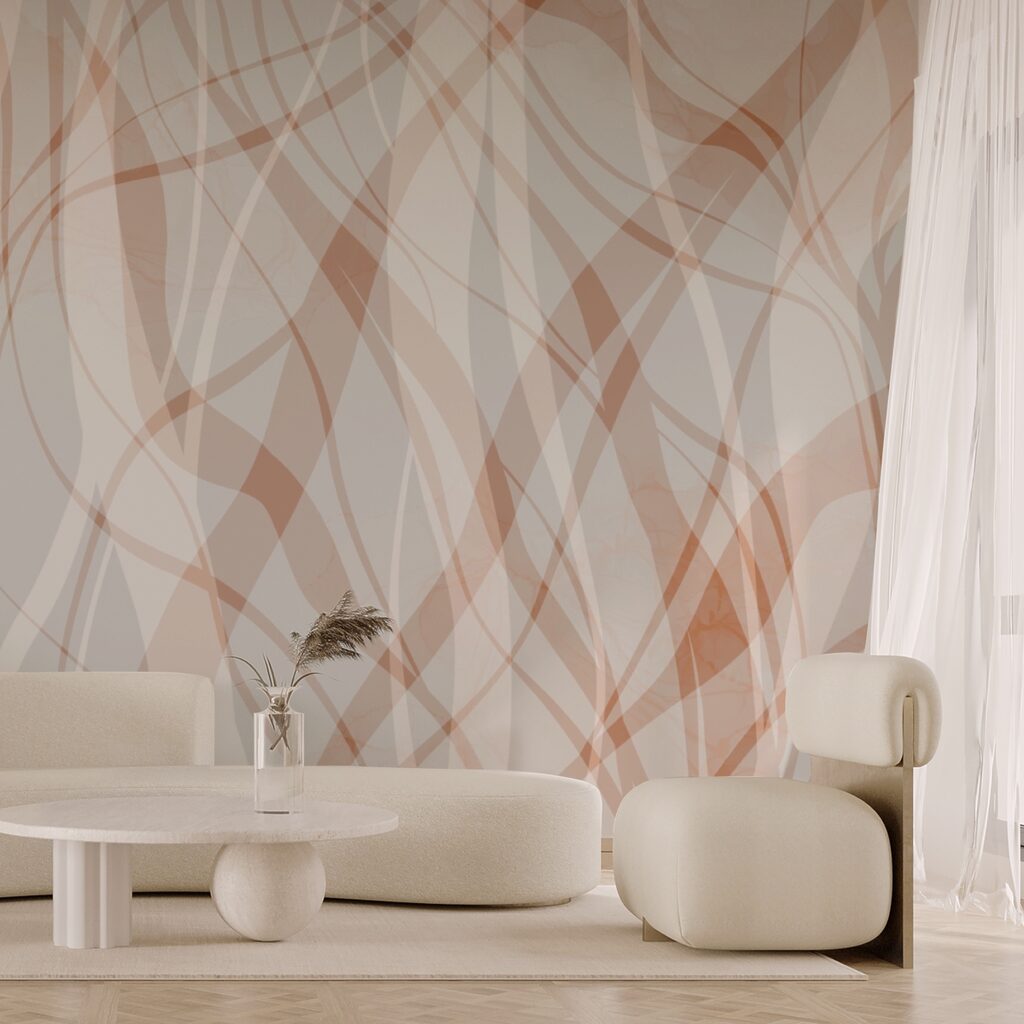 Linii fluide în nuanțe moi Linii fluide în nuanțe moi