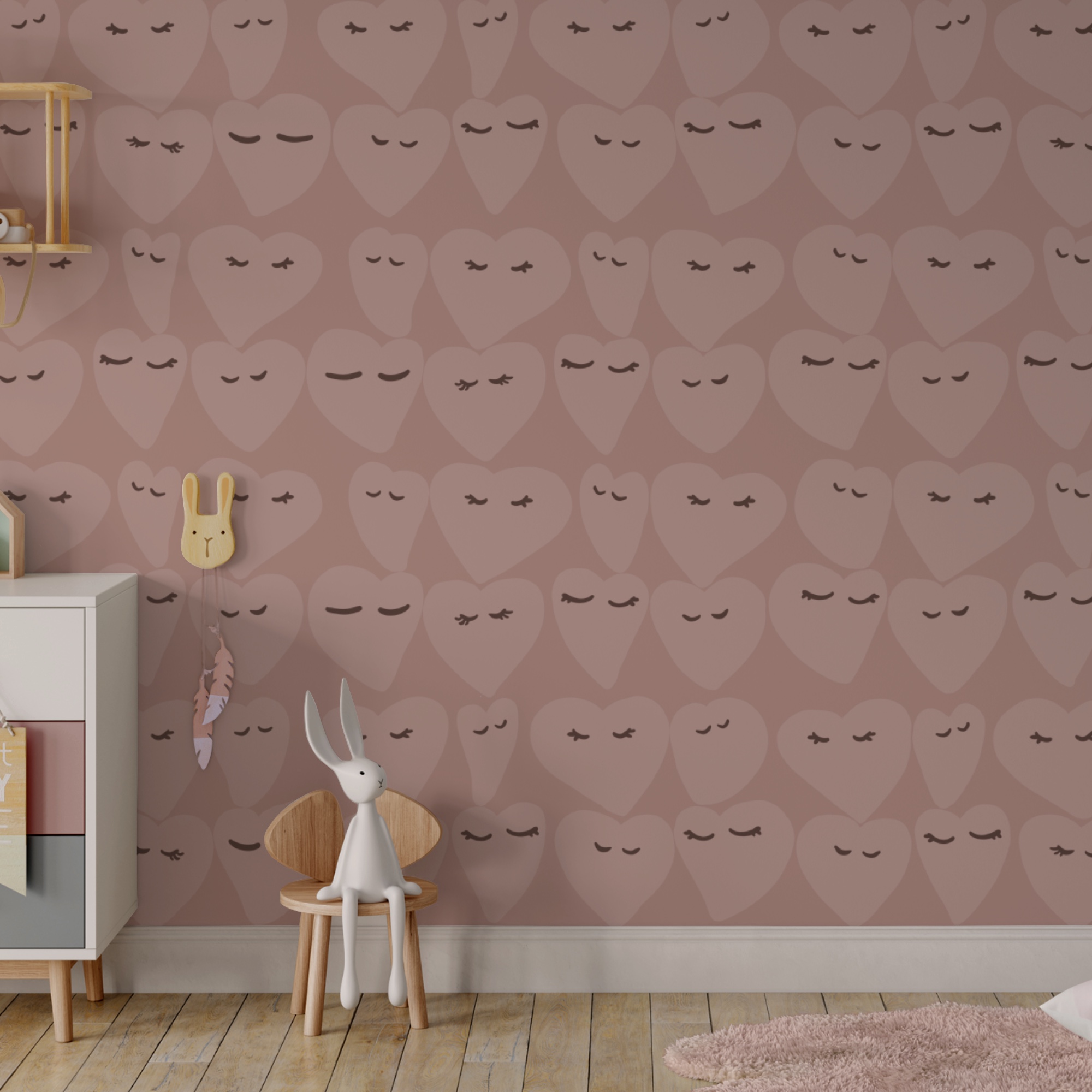 Modele de inimă cu expresii jucăușe