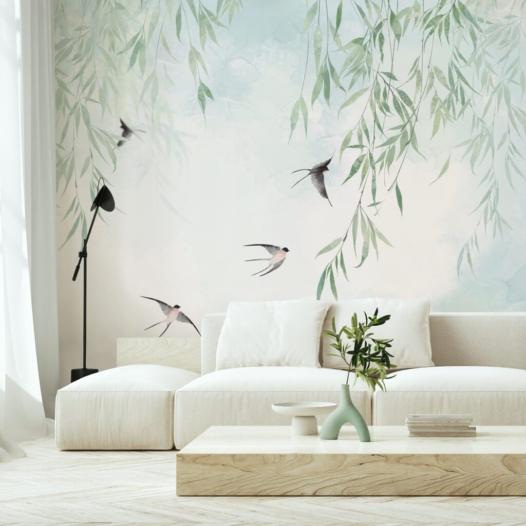 Păsări care zboară pe cer