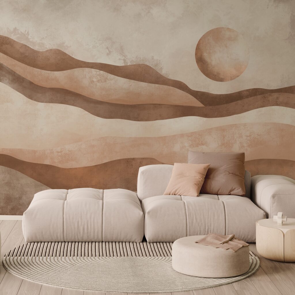 Pictură a unui peisaj deșertic Pictură a unui peisaj deșertic