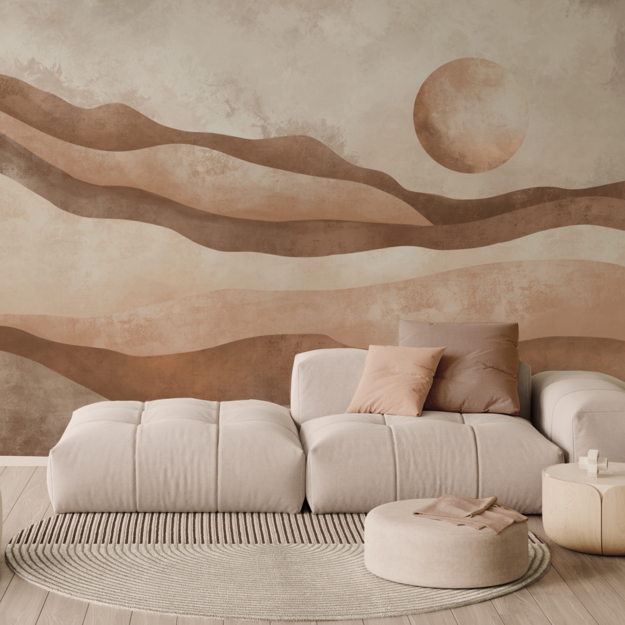 Pictură a unui peisaj deșertic Pictură a unui peisaj deșertic