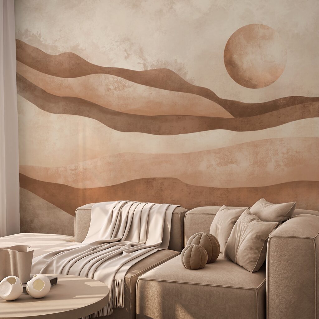 Pictură a unui peisaj deșertic Pictură a unui peisaj deșertic