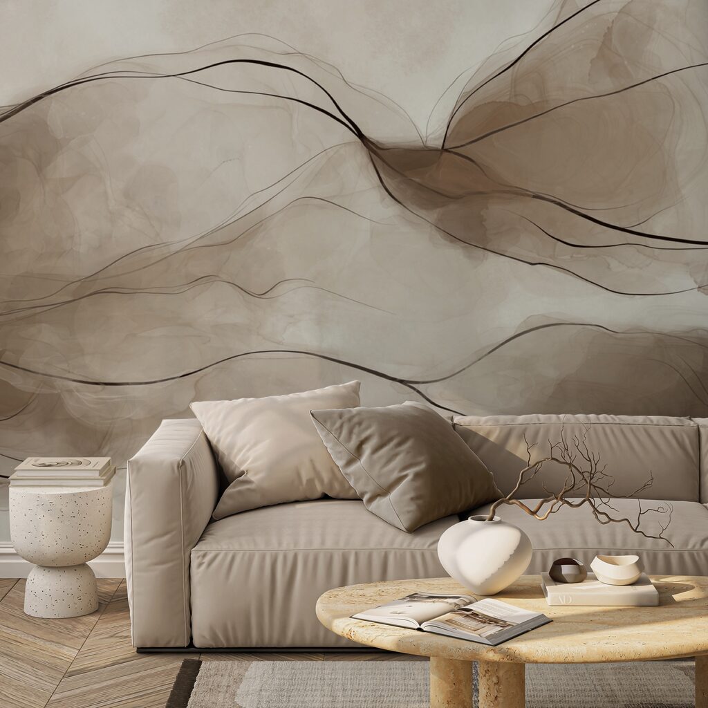 Valuri eterice de culori curgătoare