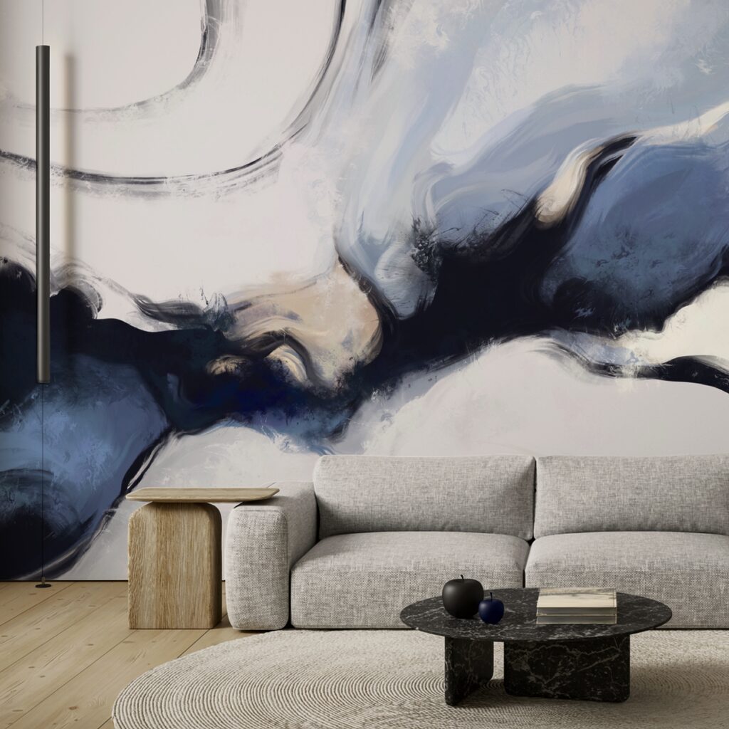 Valuri abstracte în tonuri moi Valuri abstracte în tonuri moi