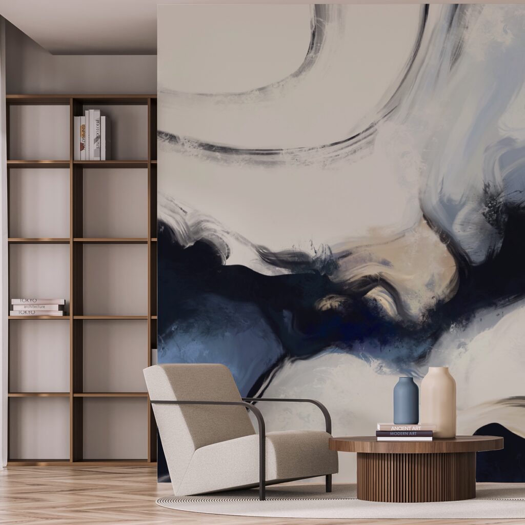 Valuri abstracte în tonuri moi Valuri abstracte în tonuri moi