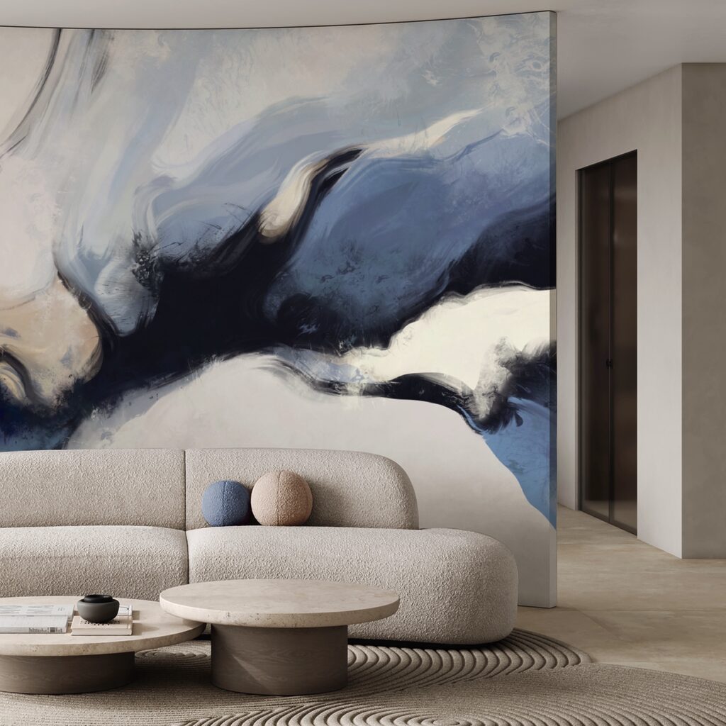 Valuri abstracte în tonuri moi Valuri abstracte în tonuri moi