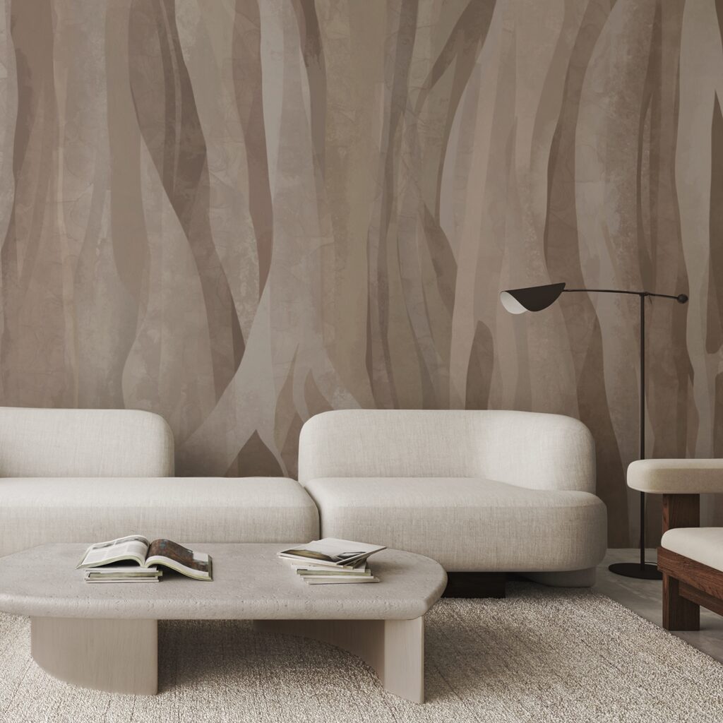 Modele naturale abstracte în nuanțe moi