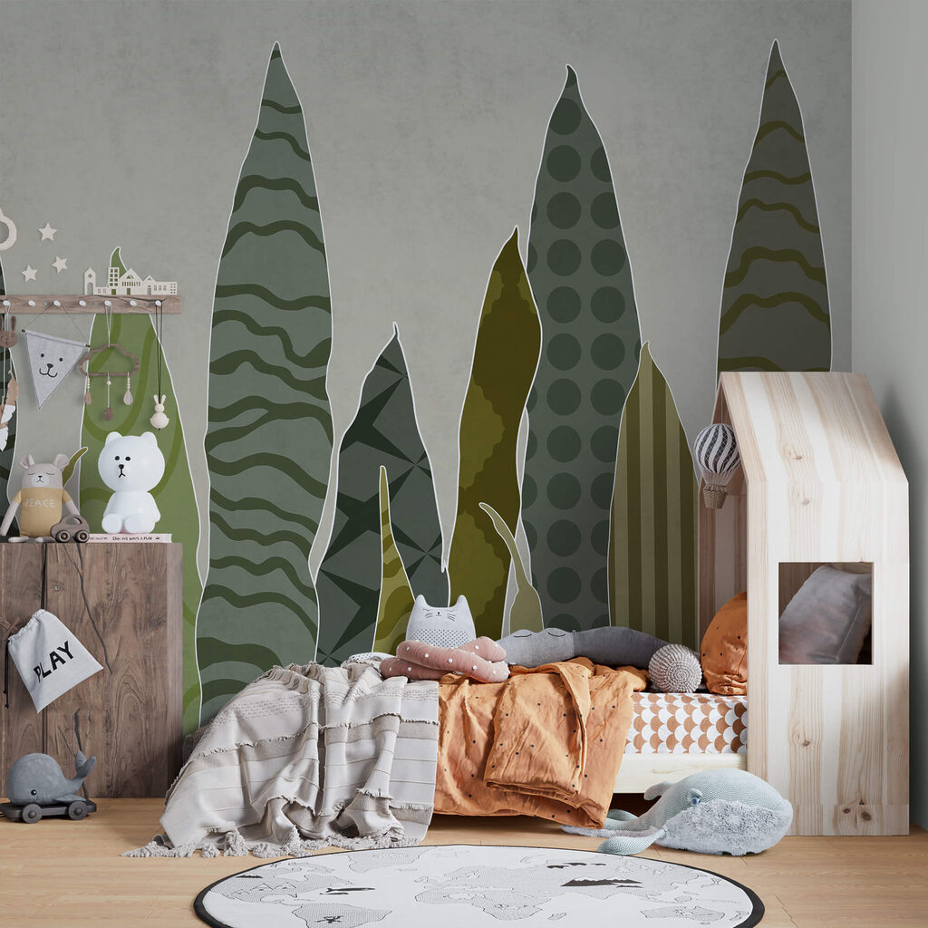 Grup de frunze verzi Grup de frunze verzi