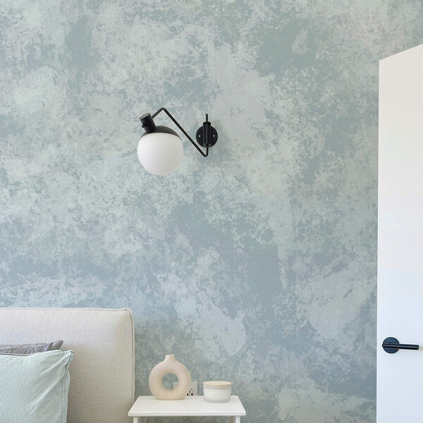 Tonurile albastre moi și liniștitoare se îmbină