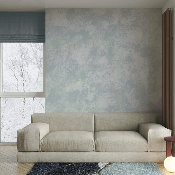 Tonurile albastre moi și liniștitoare se îmbină