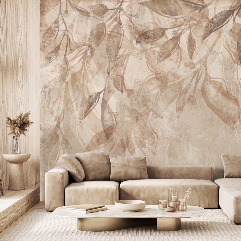 Frunze delicate în tonuri moi