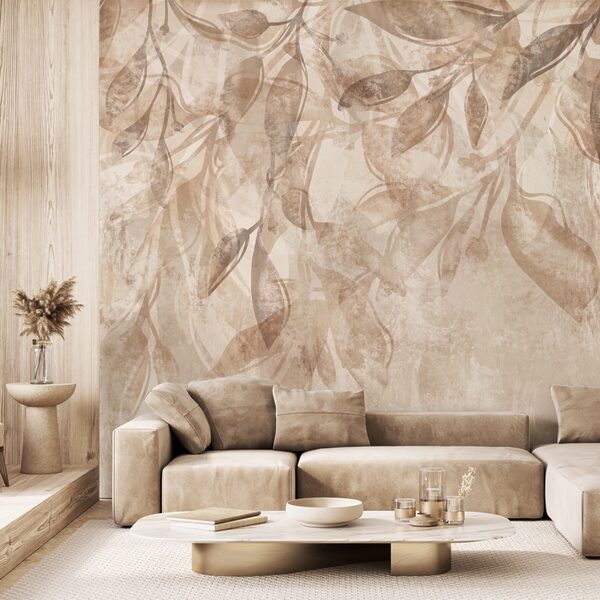 Frunze delicate în tonuri moi