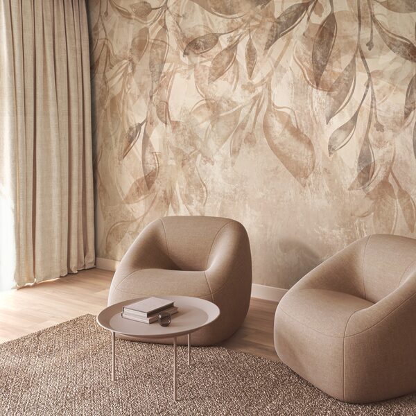 Frunze delicate în tonuri moi