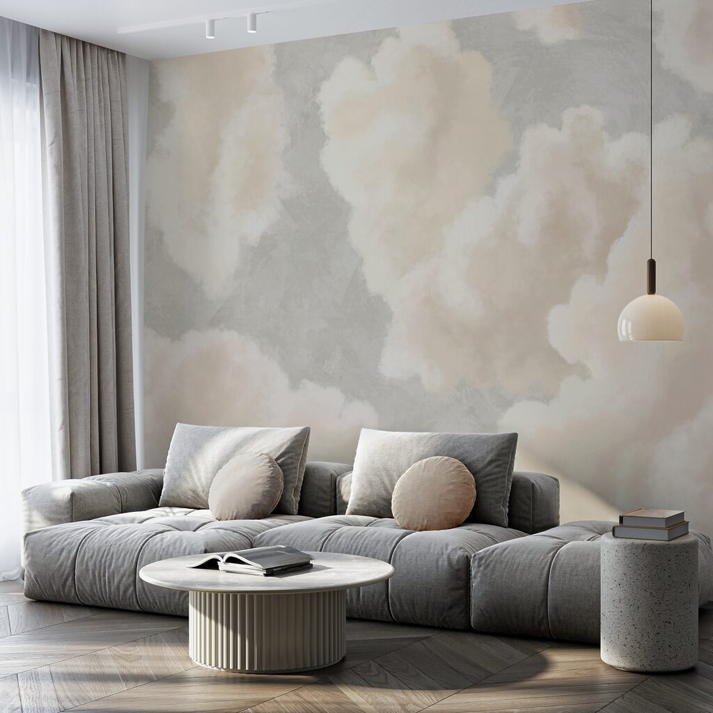 Nori moi plutind în derivă pe un cer senin