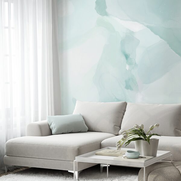 Nuanțe moi care se amestecă în valuri blânde