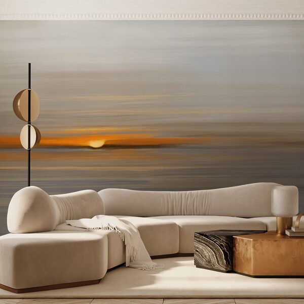 Apus de soare peste apă