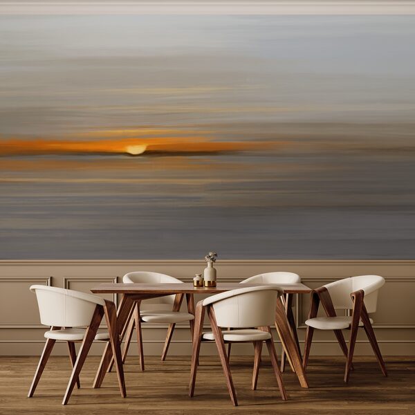 Apus de soare peste apă