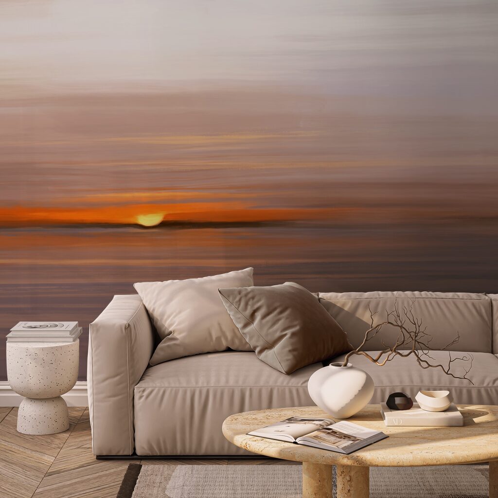 Apus de soare peste apă Apus de soare peste apă