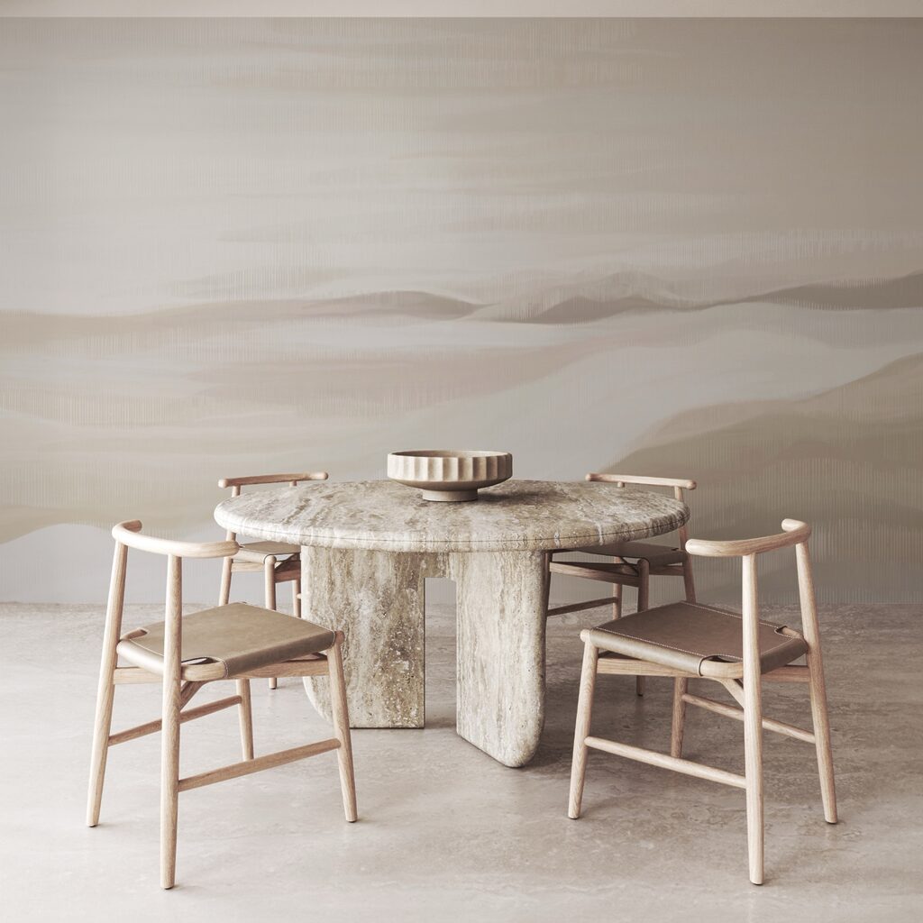 Pictură a unui peisaj deșertic