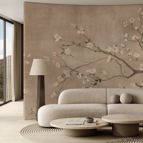 Ramură de copac cu flori albe Ramură de copac cu flori albe