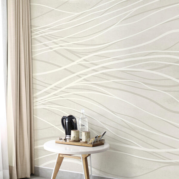 Linii albe pe o suprafață albă