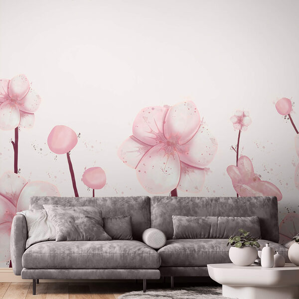 Grup de flori roz Grup de flori roz