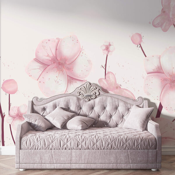 Grup de flori roz Grup de flori roz